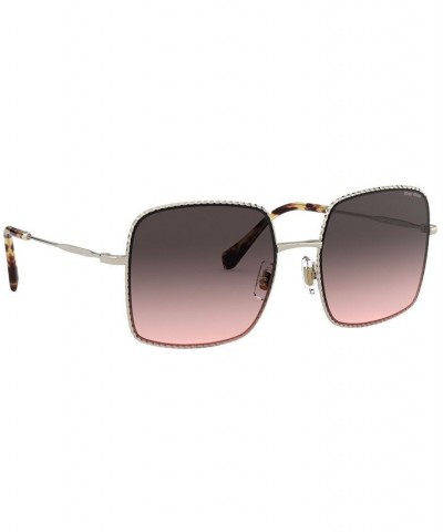 Sunglasses 0MU 61VS PALE GOLD/PINK GRADIENT GREY $65.85 Unisex