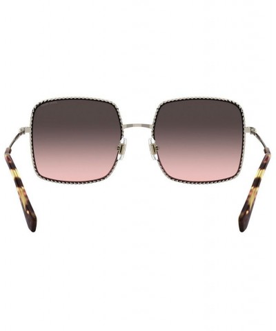 Sunglasses 0MU 61VS PALE GOLD/PINK GRADIENT GREY $65.85 Unisex