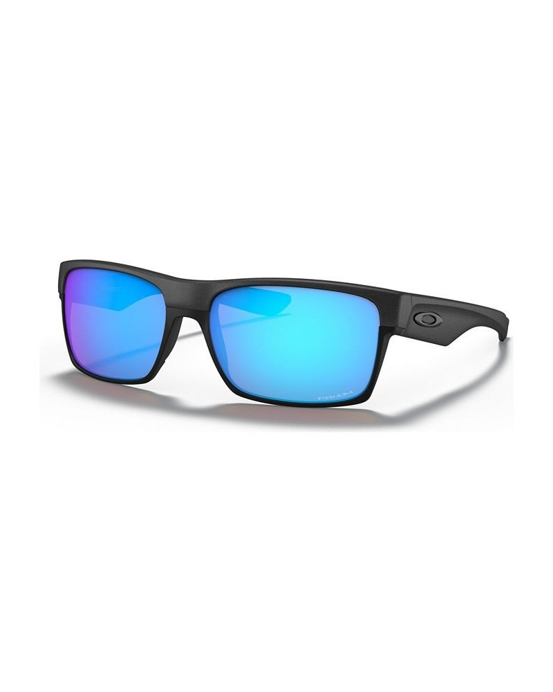 Men's Low Bridge Fit Sunglasses OO9256 TwoFace 60 Gunmetal $52.92 Mens