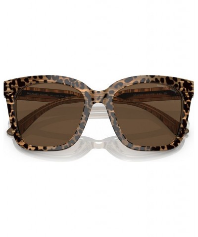 Women's Sunglasses MK216352-X Brown Leopard $29.40 Womens