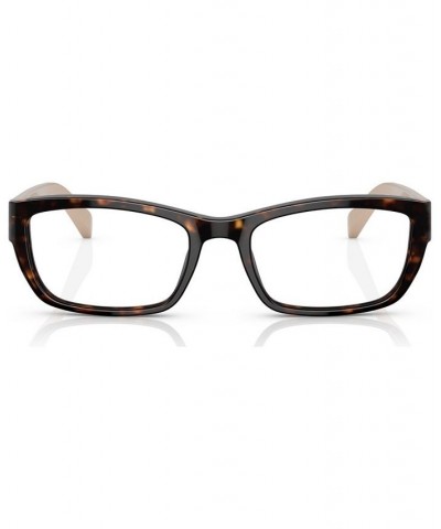 Women's Rectangle Eyeglasses PR 18OV52-O Tortoise $42.56 Womens