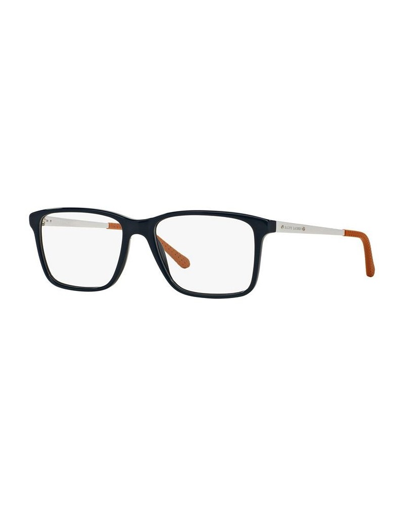 RL6133 Men's Rectangle Eyeglasses Blue $60.76 Mens