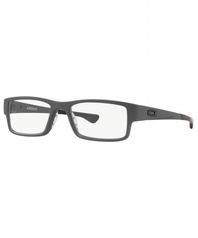 OX8046 Airdrop Men's Rectangle Eyeglasses Light Gray $58.80 Mens