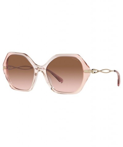 Women's Sunglasses HC8315 57 C3445 GRADIENT TRANSPARENT PEACH/BROWN ROSE GRADIENT $56.84 Womens