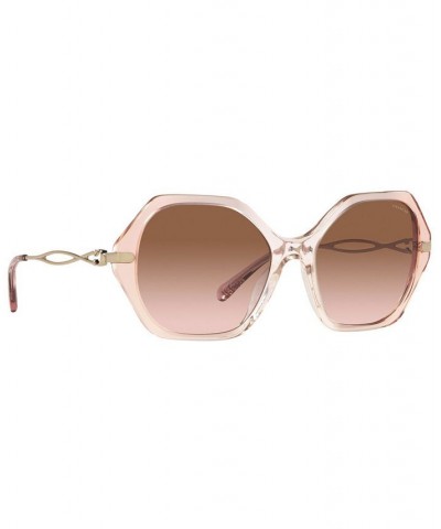 Women's Sunglasses HC8315 57 C3445 GRADIENT TRANSPARENT PEACH/BROWN ROSE GRADIENT $56.84 Womens