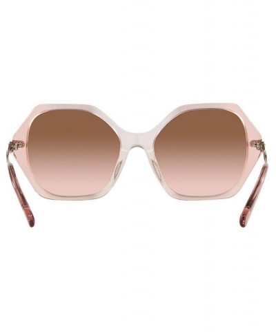 Women's Sunglasses HC8315 57 C3445 GRADIENT TRANSPARENT PEACH/BROWN ROSE GRADIENT $56.84 Womens