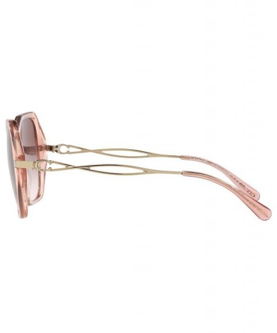 Women's Sunglasses HC8315 57 C3445 GRADIENT TRANSPARENT PEACH/BROWN ROSE GRADIENT $56.84 Womens