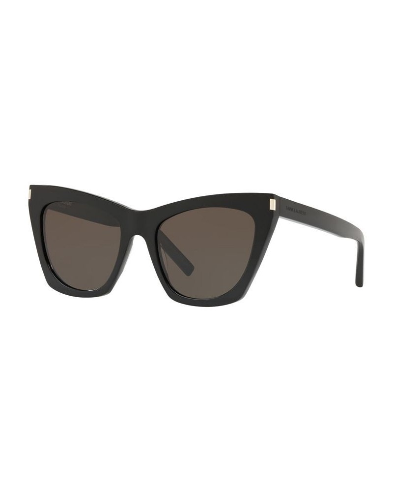 Unisex Sunglasses SL 214 Kate 55 Black Shiny $133.00 Unisex