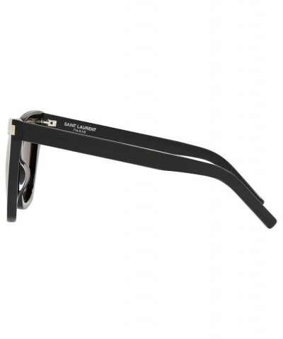 Unisex Sunglasses SL 214 Kate 55 Black Shiny $133.00 Unisex