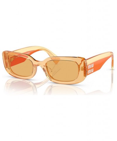 Women's Sunglasses MU 08YS51-X 51 Orange $127.31 Womens