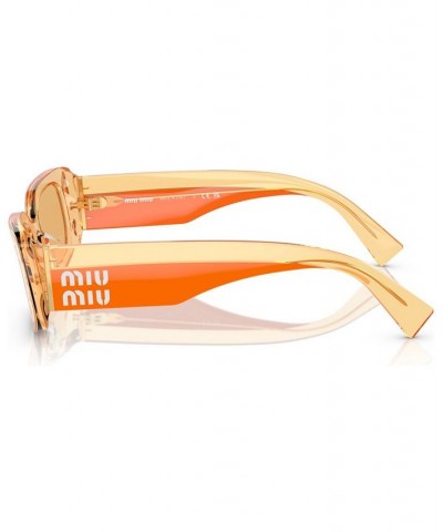 Women's Sunglasses MU 08YS51-X 51 Orange $127.31 Womens