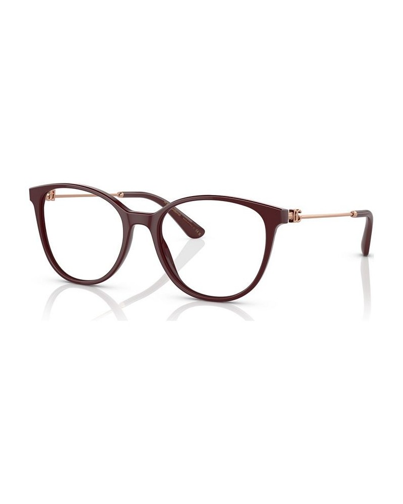 Dolce & Gabbana Women's Butterfly Eyeglasses DG336354-O Bordeaux $68.50 Womens