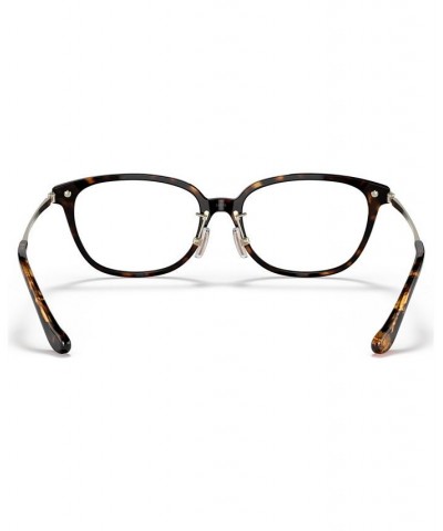 Women's Pillow Low Bridge Fit Eyeglasses HC6185F54-O Dark Tortoise $30.24 Womens