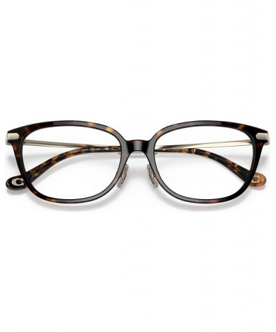 Women's Pillow Low Bridge Fit Eyeglasses HC6185F54-O Dark Tortoise $30.24 Womens