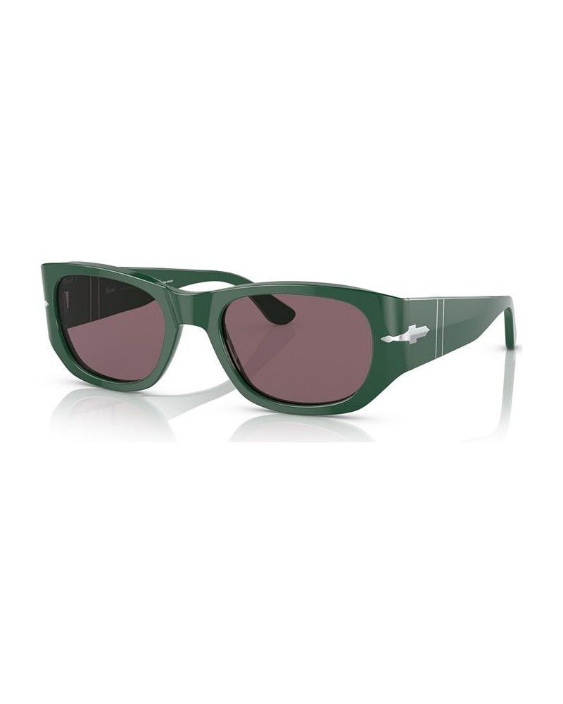 Unisex Polarized Sunglasses PO3307S52-P Green $43.45 Unisex