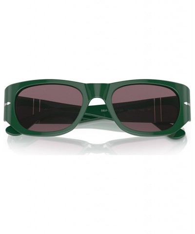 Unisex Polarized Sunglasses PO3307S52-P Green $43.45 Unisex