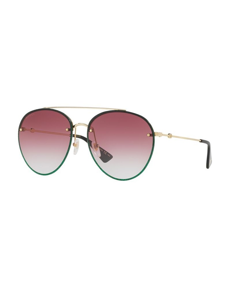 Sunglasses GG0351S 62 GOLD SHINY / RED GRAD $156.00 Unisex