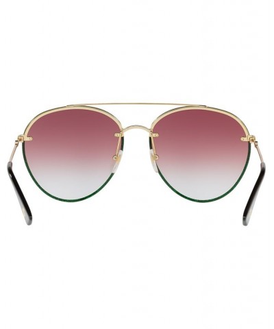 Sunglasses GG0351S 62 GOLD SHINY / RED GRAD $156.00 Unisex