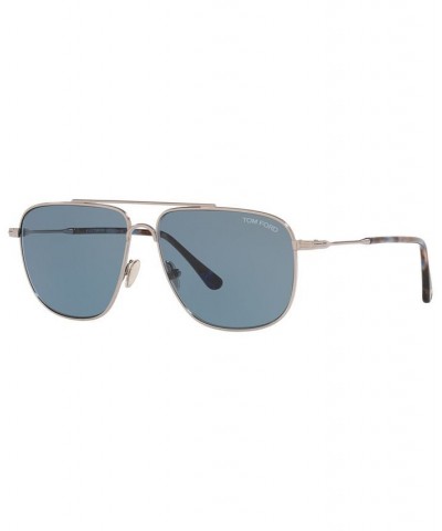 Men's Sunglasses TR001320 58 Gunmetal Shiny $120.35 Mens