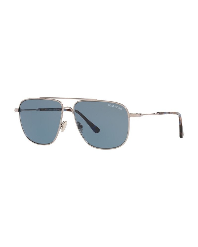 Men's Sunglasses TR001320 58 Gunmetal Shiny $120.35 Mens