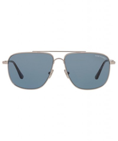 Men's Sunglasses TR001320 58 Gunmetal Shiny $120.35 Mens