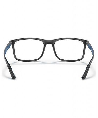 RB8908 OPTICS Unisex Rectangle Eyeglasses Matte Black $72.00 Unisex