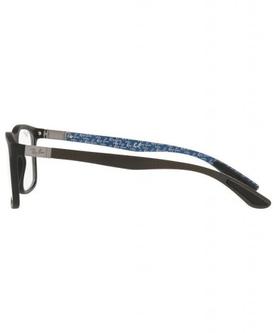 RB8908 OPTICS Unisex Rectangle Eyeglasses Matte Black $72.00 Unisex