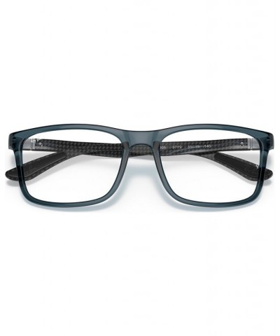 RB8908 OPTICS Unisex Rectangle Eyeglasses Matte Black $72.00 Unisex