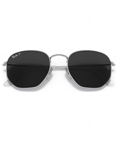 Unisex Polarized Sunglasses RB8148 HEXAGONAL 51 Demigloss Gunmetal $94.29 Unisex