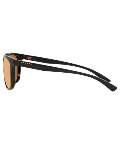 Women's Leadline Polarized Sunglasses OO9473 56 POLISHED BLACK/PRIZM ROSE GOLD POLARIZED $40.14 Womens