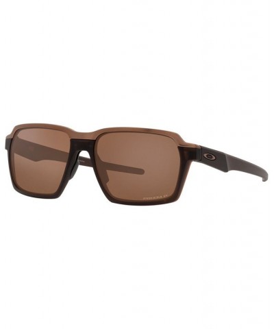 Men's Polarized Sunglasses OO4143 Parlay 58 Matte Black $23.40 Mens