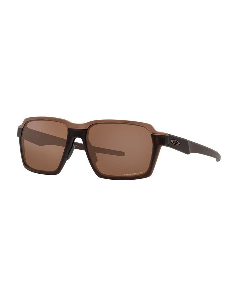 Men's Polarized Sunglasses OO4143 Parlay 58 Matte Black $23.40 Mens