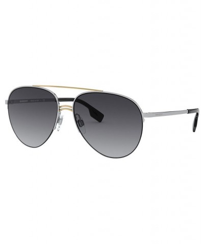 Women's Sunglasses BE3113 SILVER/GOLD/GREY GRADIENT $24.73 Womens