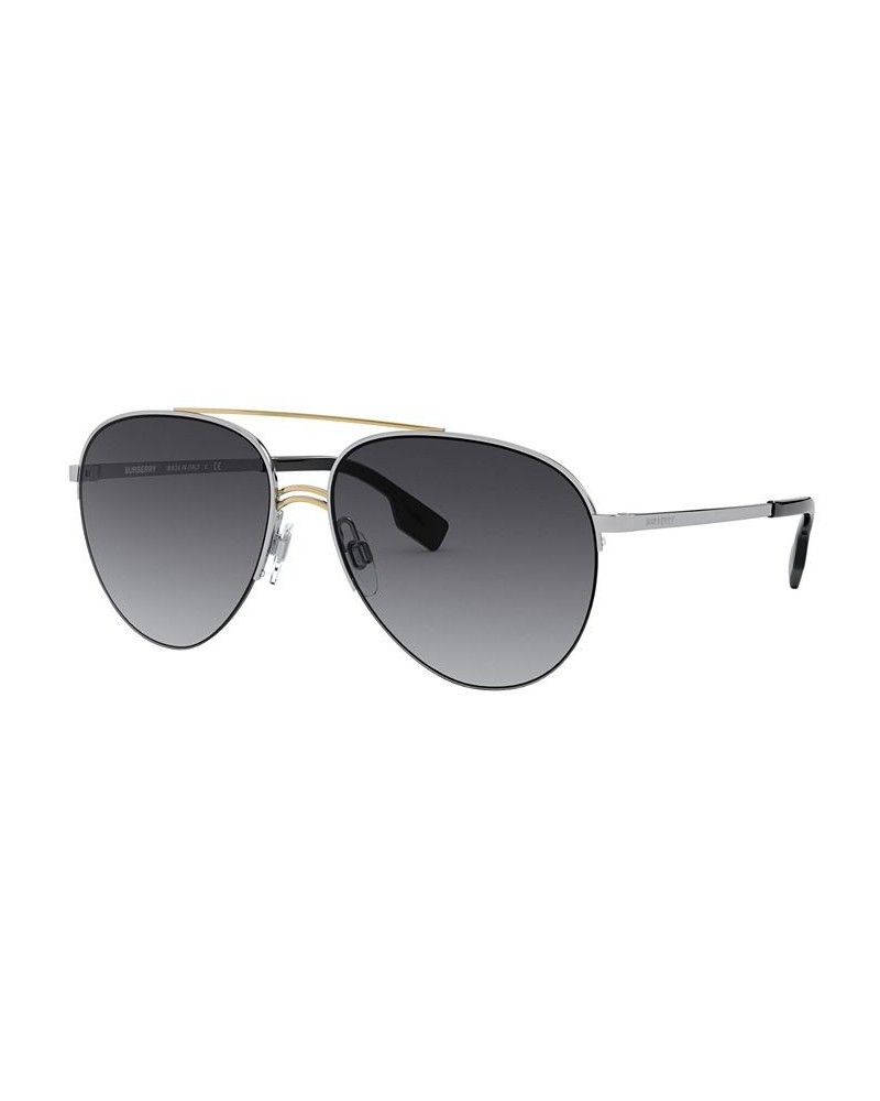 Women's Sunglasses BE3113 SILVER/GOLD/GREY GRADIENT $24.73 Womens