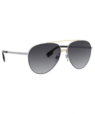 Women's Sunglasses BE3113 SILVER/GOLD/GREY GRADIENT $24.73 Womens