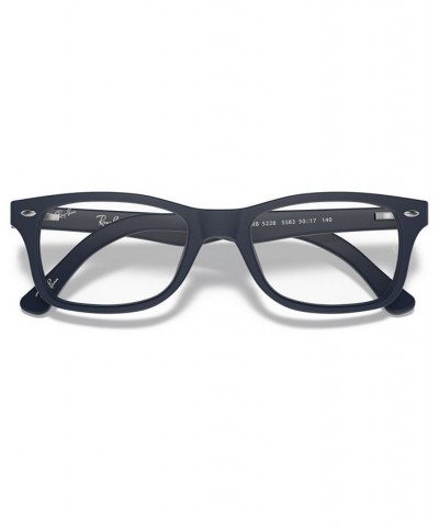 RX5228 Unisex Square Eyeglasses Heather Black $55.39 Unisex