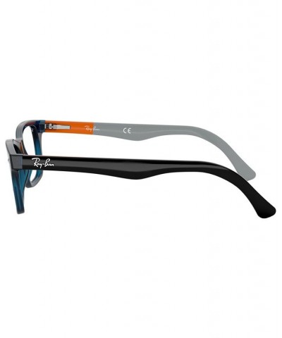 RX5228 Unisex Square Eyeglasses Heather Black $55.39 Unisex