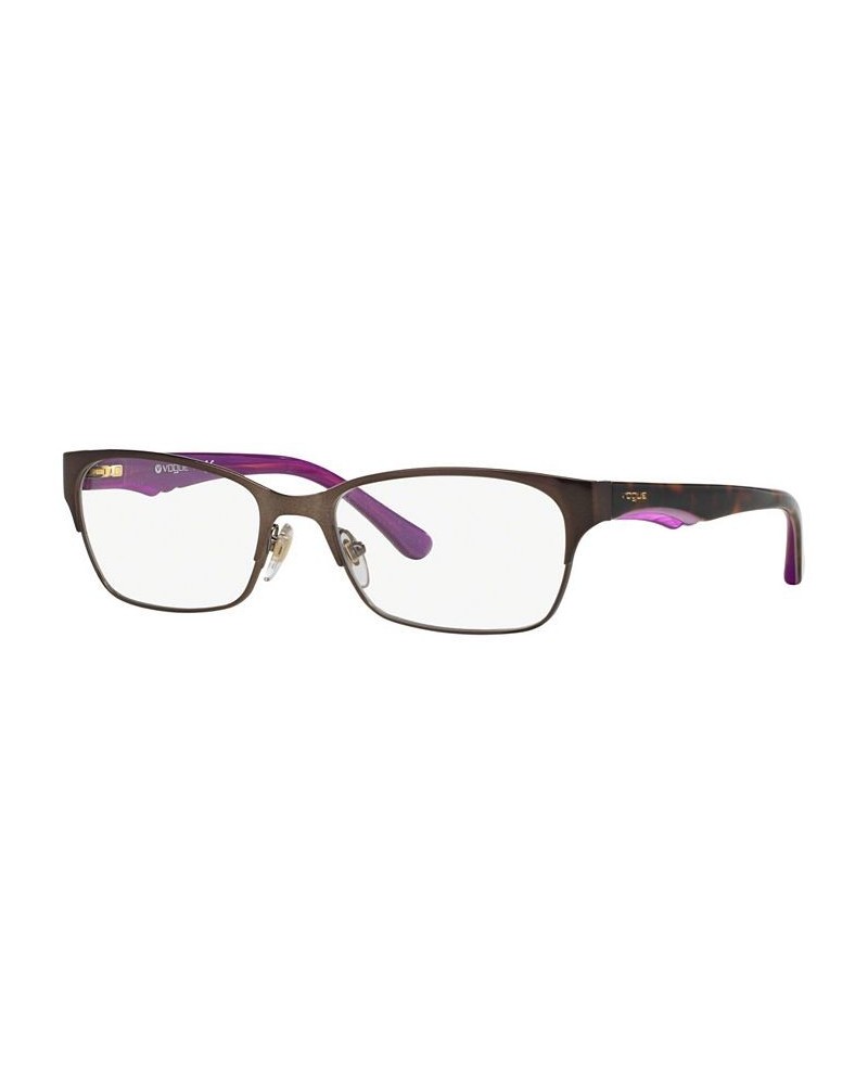 VO3918 Women's Pillow Eyeglasses Brown $36.14 Womens