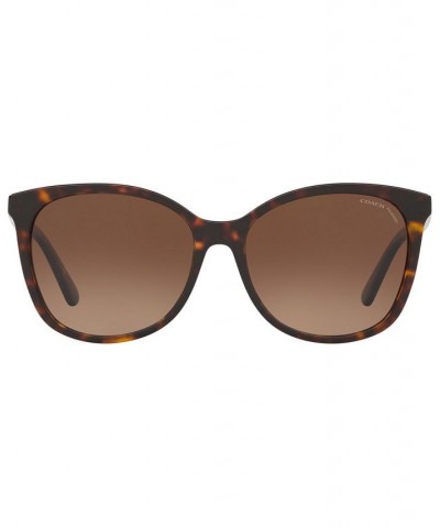 Polarized Sunglasses HC8271U 57 L1101 Dark Tortoise/Dark Brown Gradient POLAR $54.81 Unisex