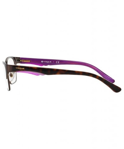 VO3918 Women's Pillow Eyeglasses Brown $36.14 Womens