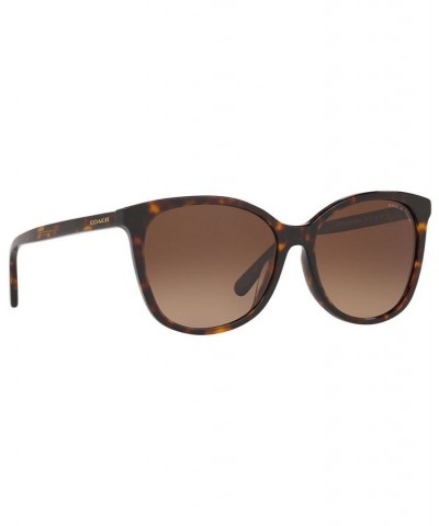 Polarized Sunglasses HC8271U 57 L1101 Dark Tortoise/Dark Brown Gradient POLAR $54.81 Unisex