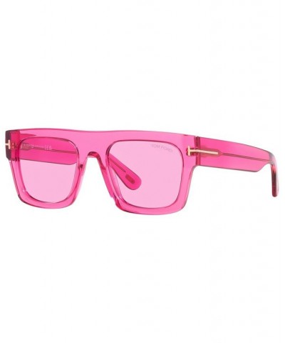 Men's FT0711 53 Sunglasses TR00102953-X Pink $47.50 Mens