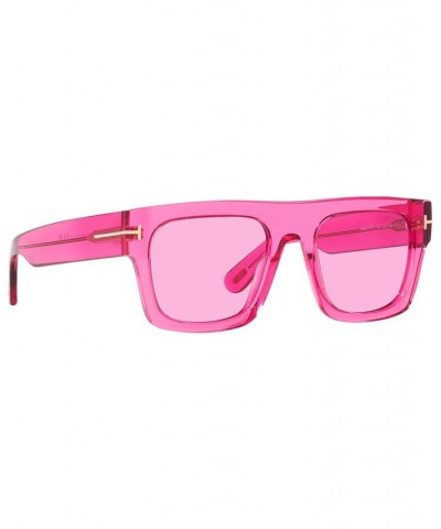 Men's FT0711 53 Sunglasses TR00102953-X Pink $47.50 Mens