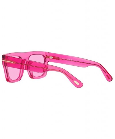 Men's FT0711 53 Sunglasses TR00102953-X Pink $47.50 Mens