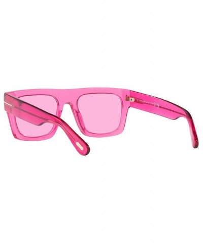 Men's FT0711 53 Sunglasses TR00102953-X Pink $47.50 Mens