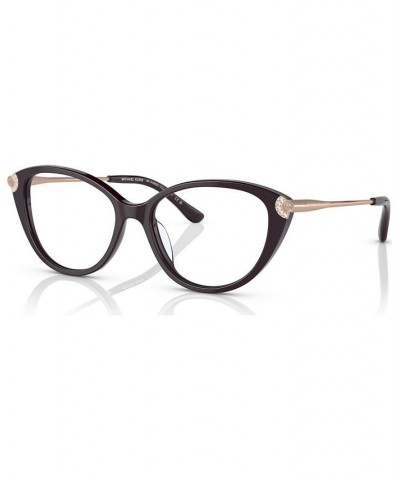 Women's Cat Eye Eyeglasses MK4098BU53-O Cordovan $31.04 Womens