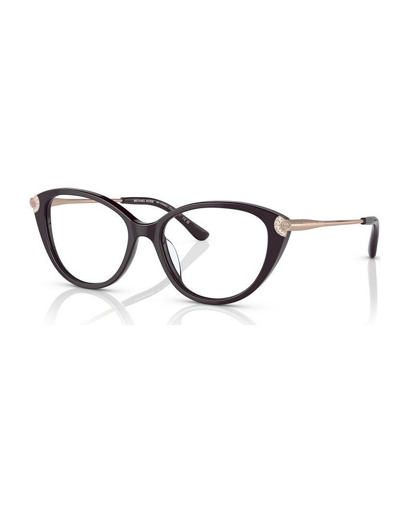 Women's Cat Eye Eyeglasses MK4098BU53-O Cordovan $31.04 Womens