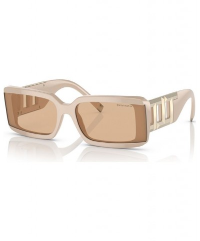 Women's Sunglasses TF419762-Y Matte Solid Beige $74.63 Womens