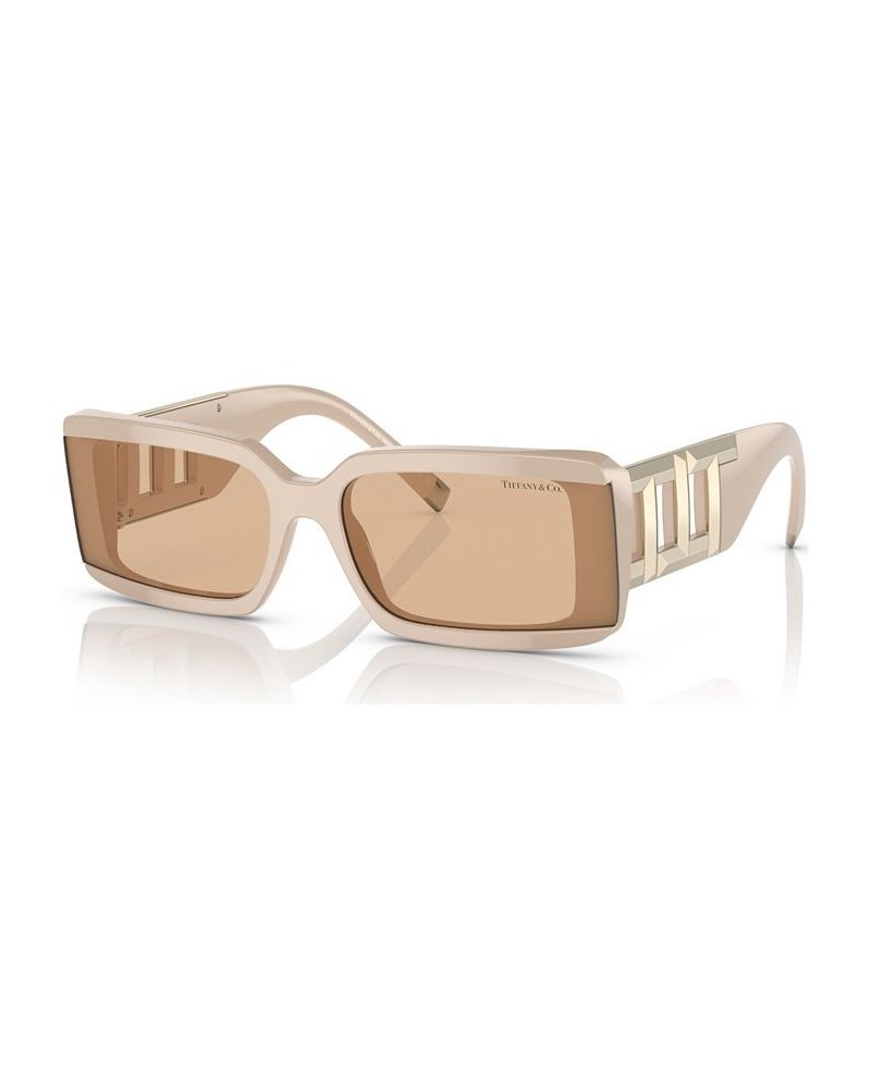 Women's Sunglasses TF419762-Y Matte Solid Beige $74.63 Womens