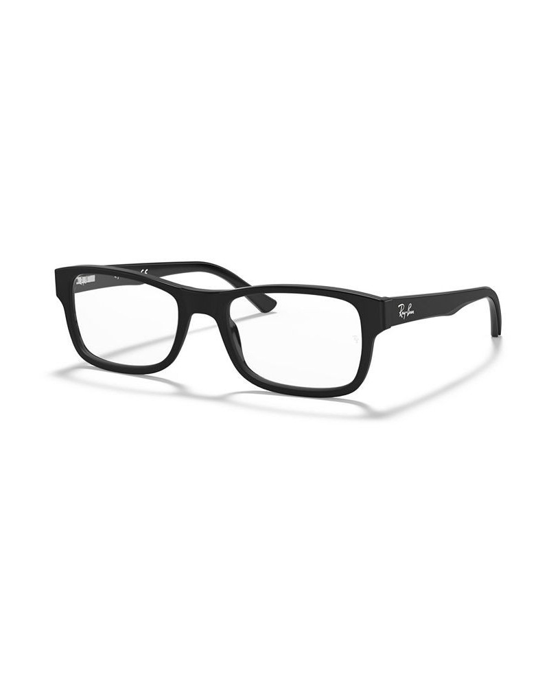 RX5268 Unisex Rectangle Eyeglasses Blue Black $23.10 Unisex